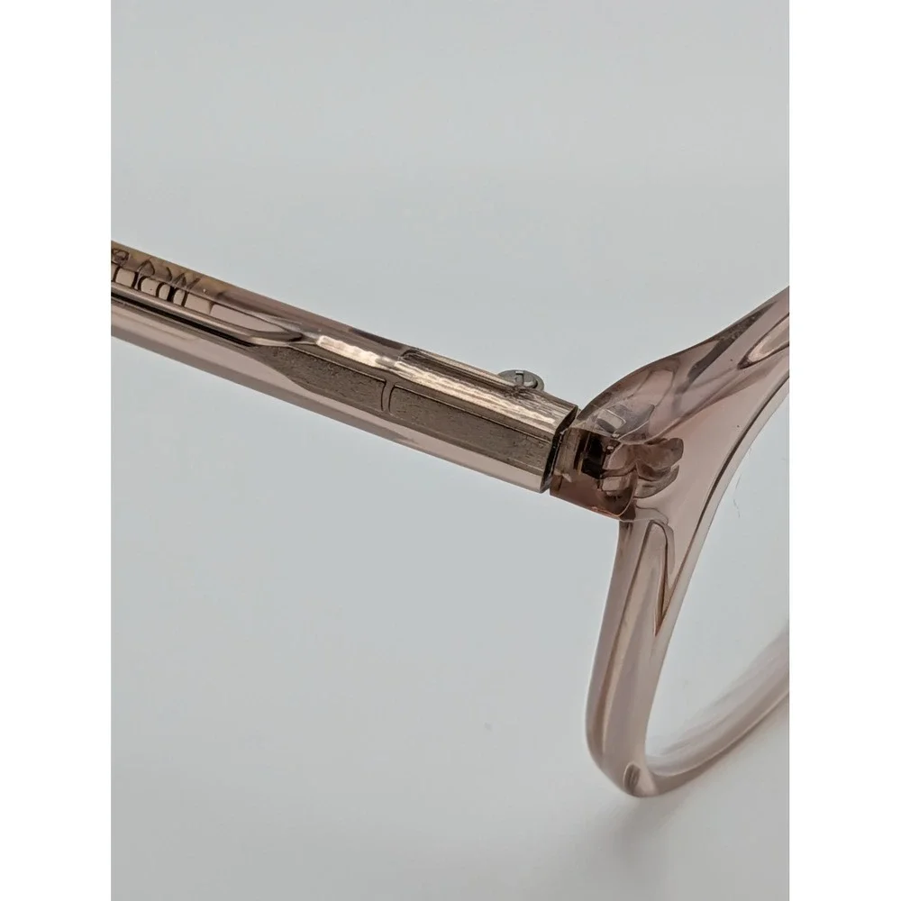 Warby Parker Durand M 668 Rose Water Pink Crystal Eyeglass Frames Only 48-18-142